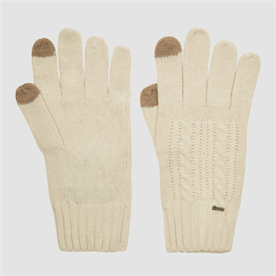 Dubarry Ladies Tory Knitted Gloves - Chalk